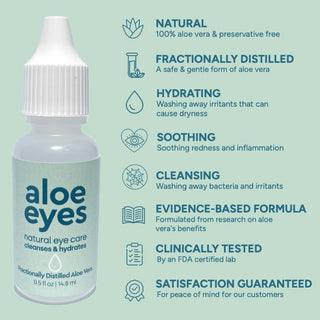 Aloe Eyes: Natural Aloe Vera Drops