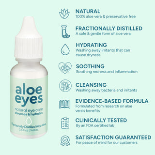Aloe Eyes: Natural Aloe Vera Drops