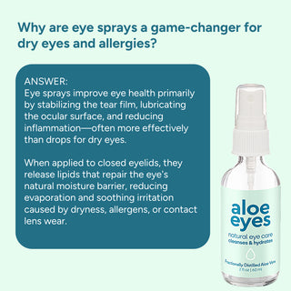 Aloe Eyes: Natural Spray & Eye Wipe Alternative
