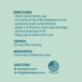 Aloe Eyes: Natural Aloe Vera Drops
